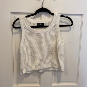 Lulus White Crochet Crop Top